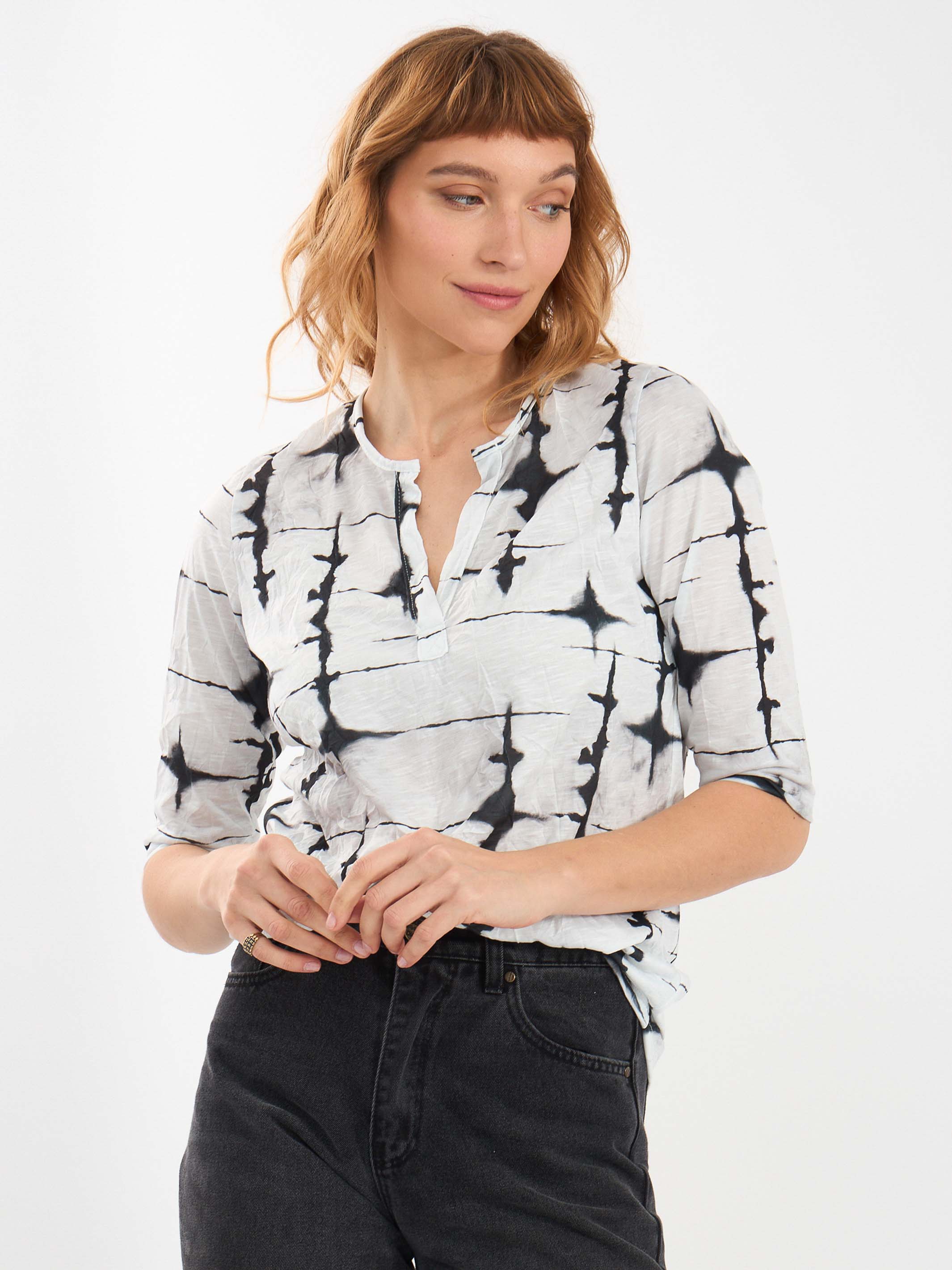 חולצה | נשר | לבן-שחור