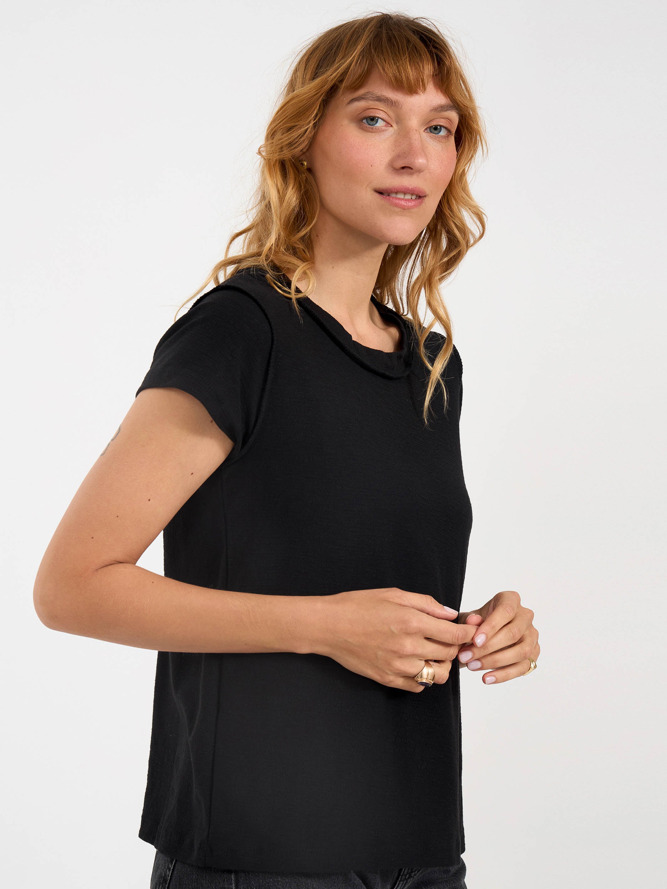 חולצה | צוקית | שחור