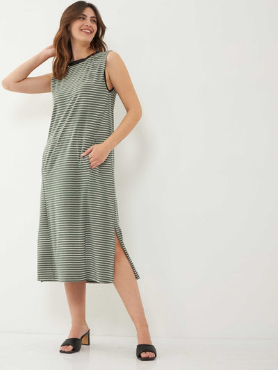 שמלה | PASS | ירוק - 2SIS