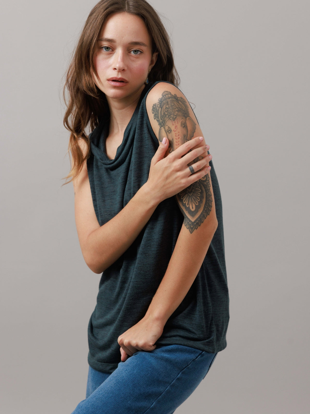 גופייה | מיינה | ירוק