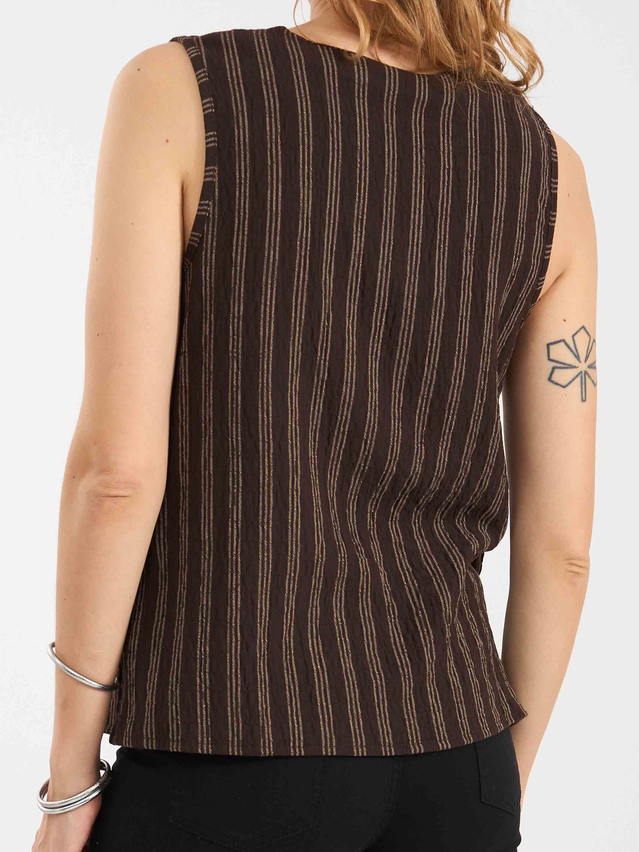 חולצה | סנונית | חום