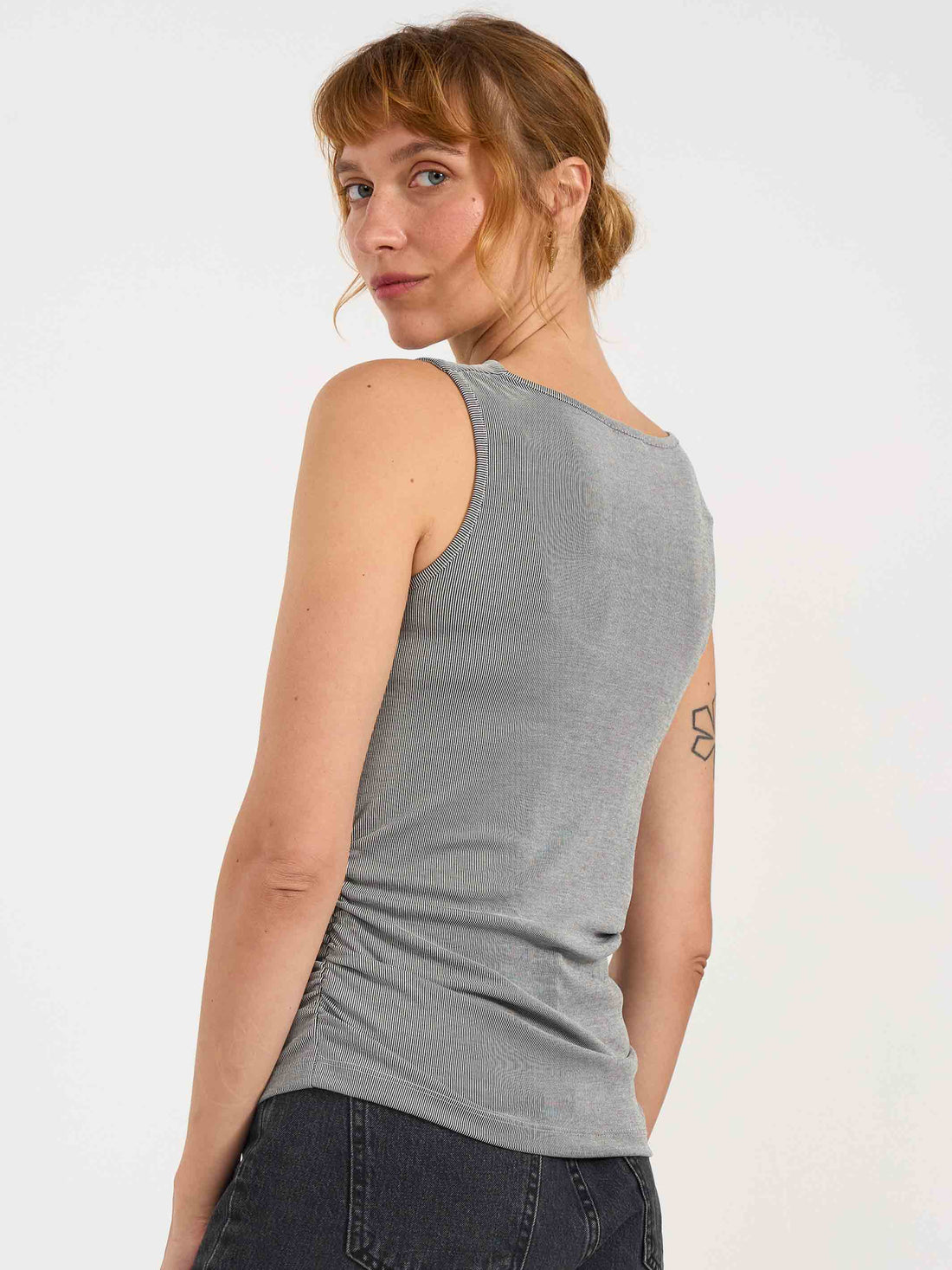 גופייה | ורדית | אפור בהיר