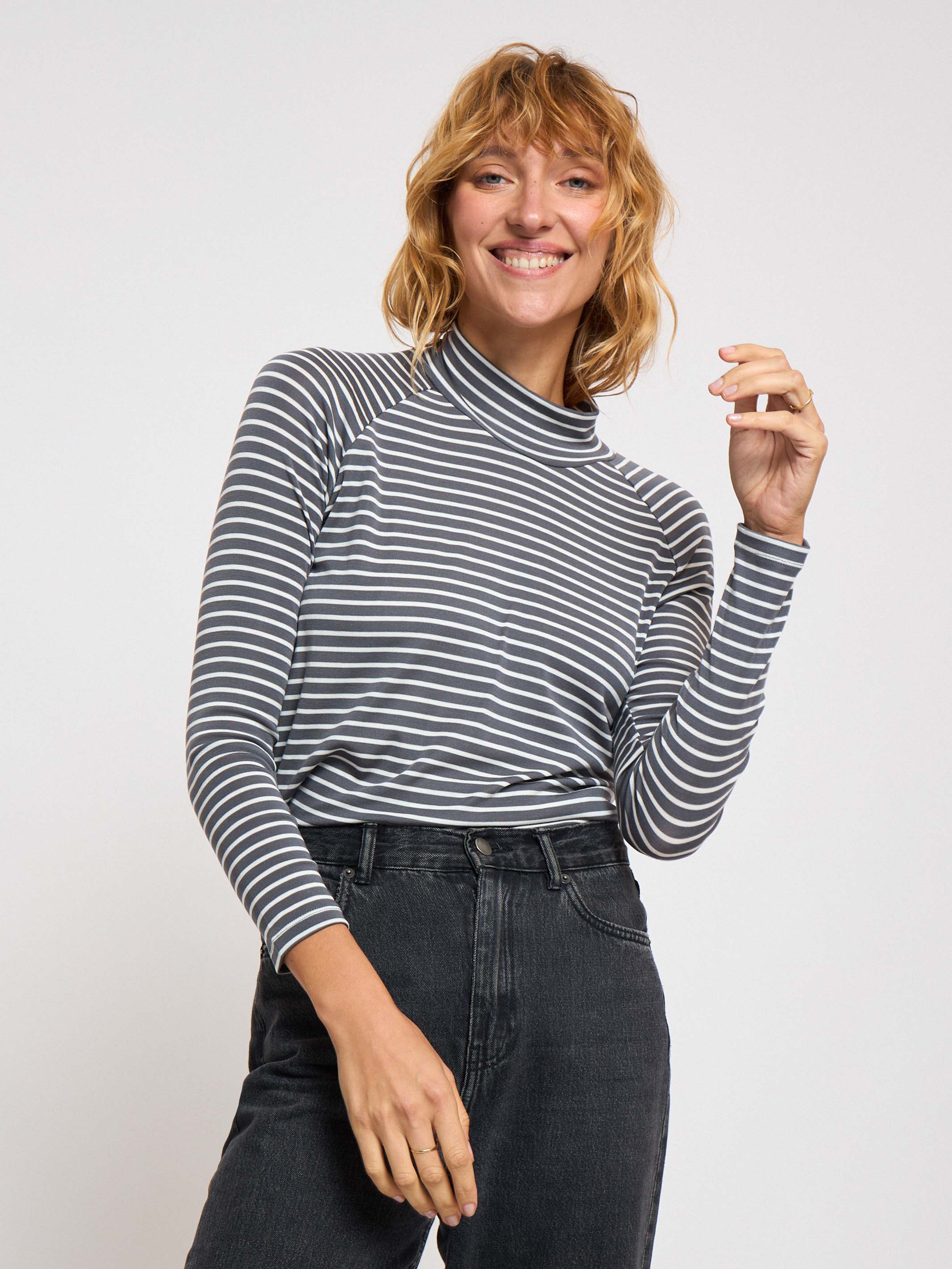 חולצה | רחל | אפור