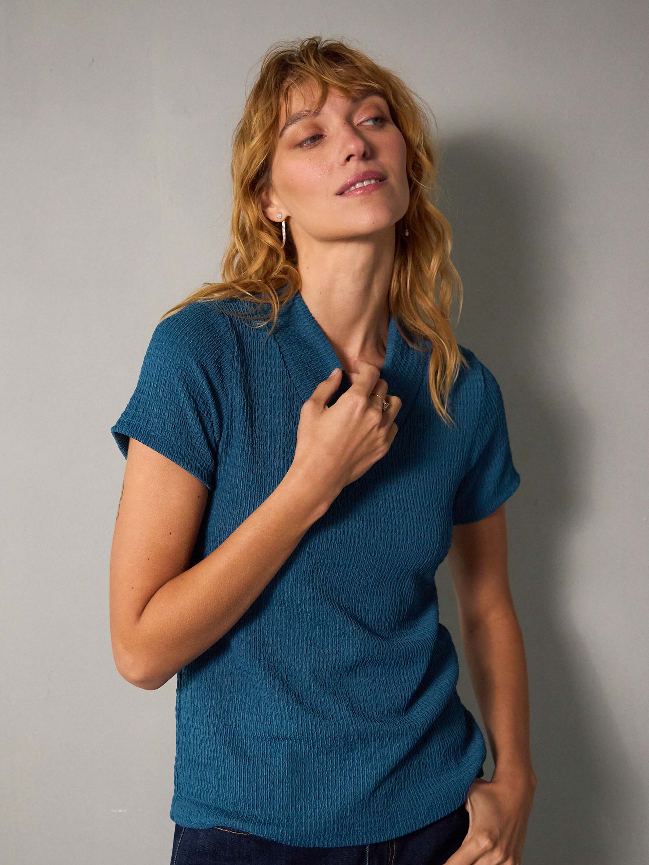 חולצה | עופרה | טורקיז