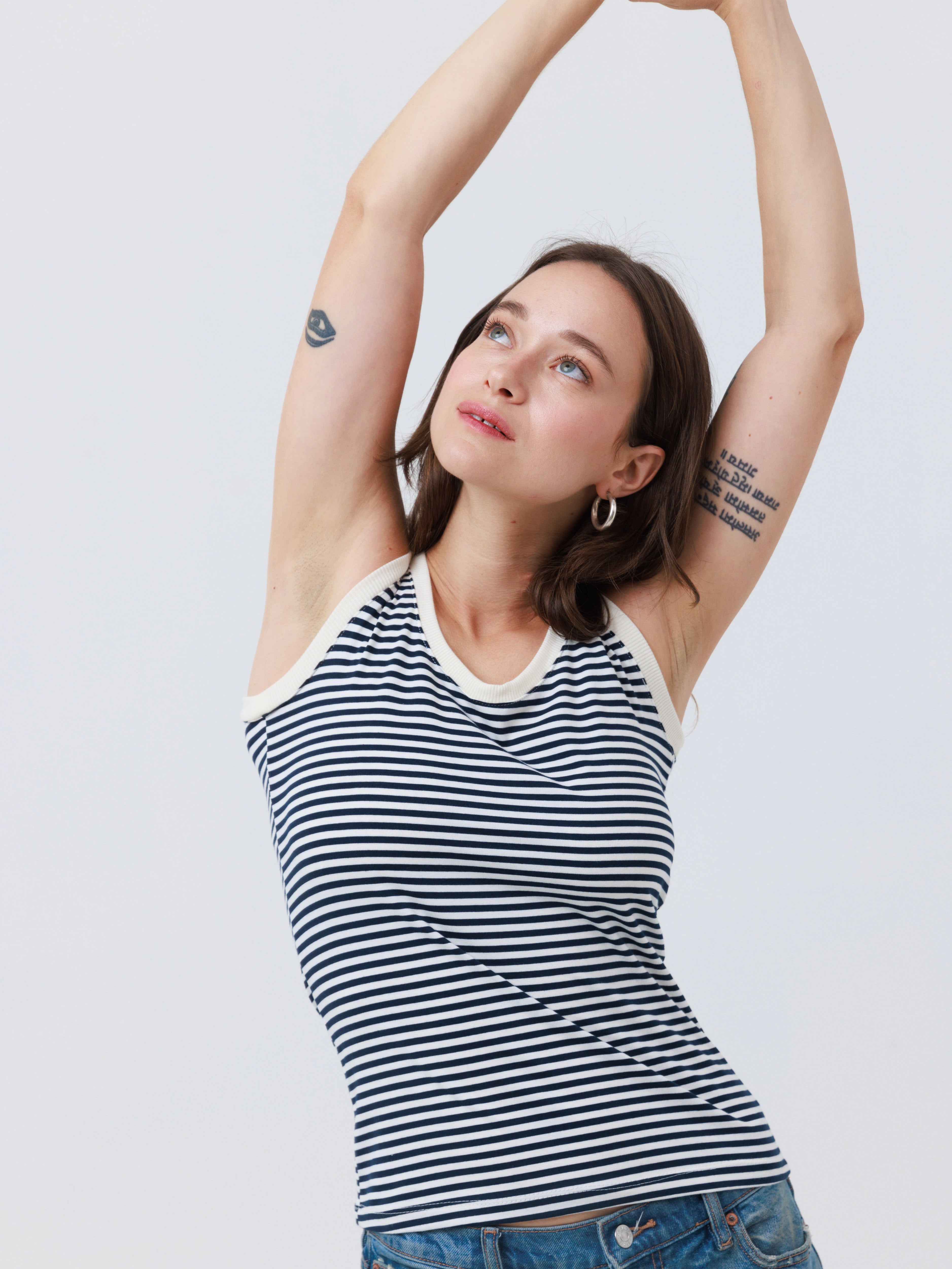 גופייה | סיס | לבן-כחול