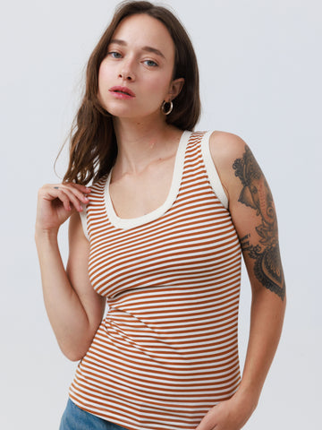 גופייה | סיס | לבן-חרדל