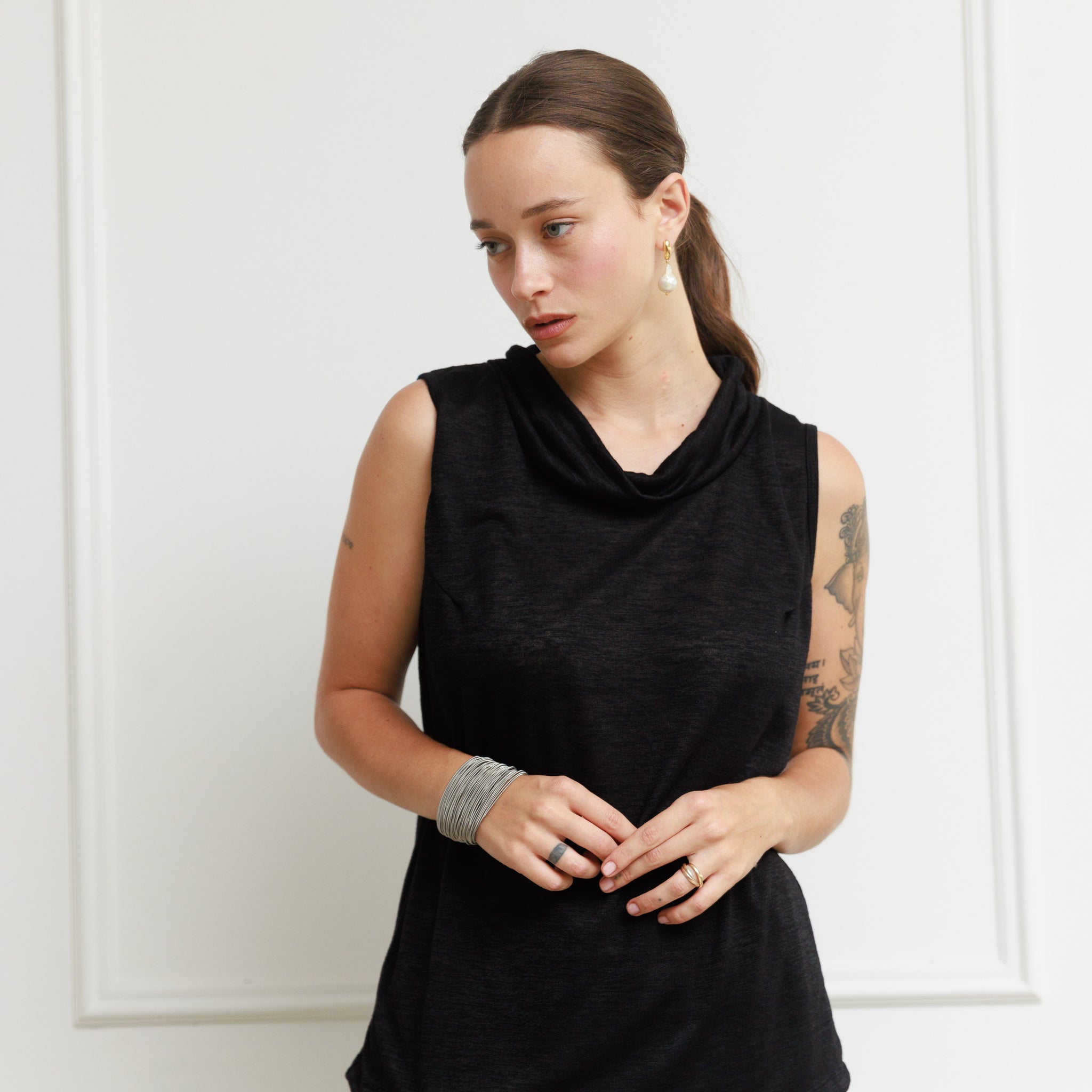 גופייה | מיינה | שחור