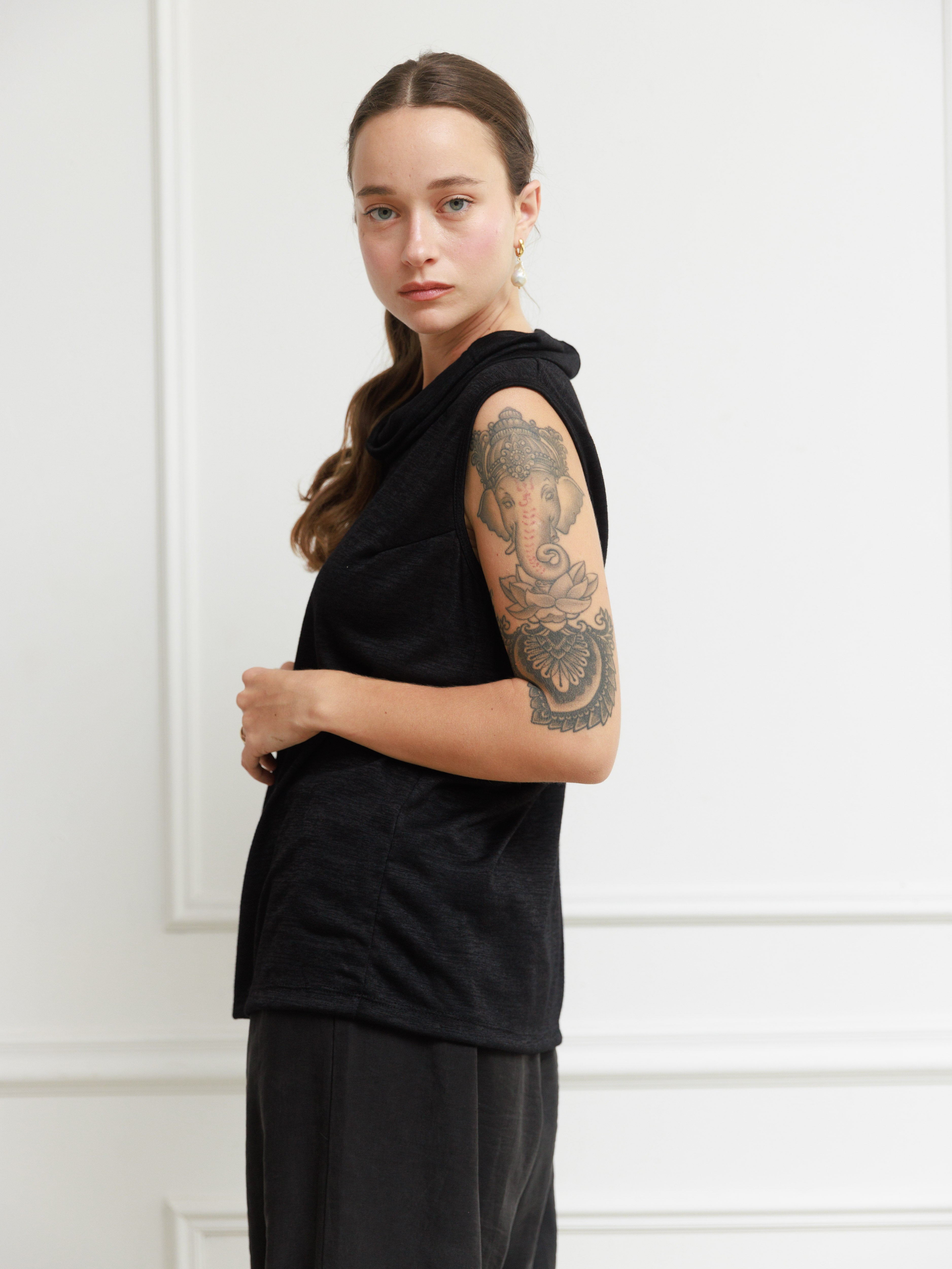 גופייה | מיינה | שחור