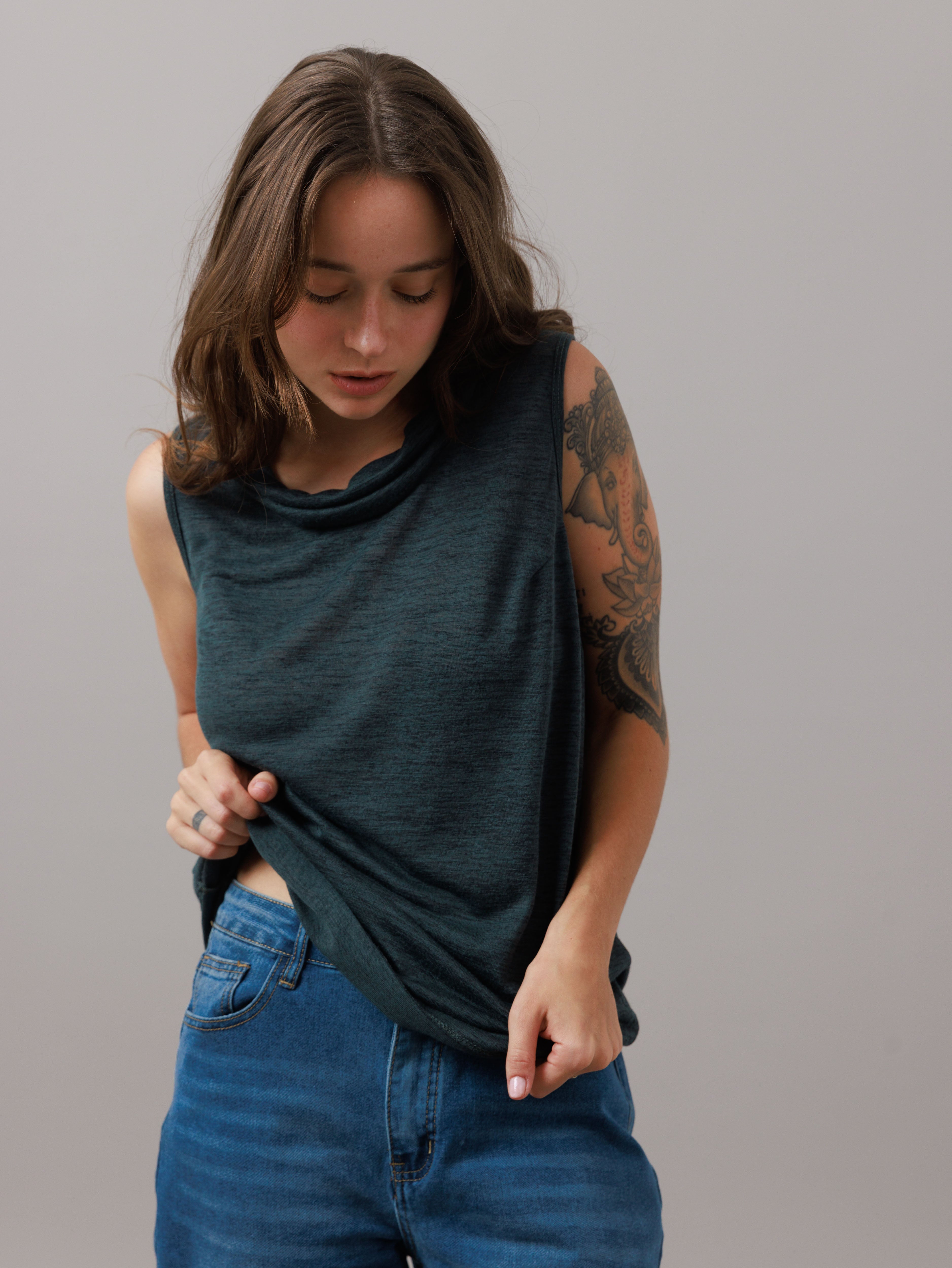 גופייה | מיינה | ירוק