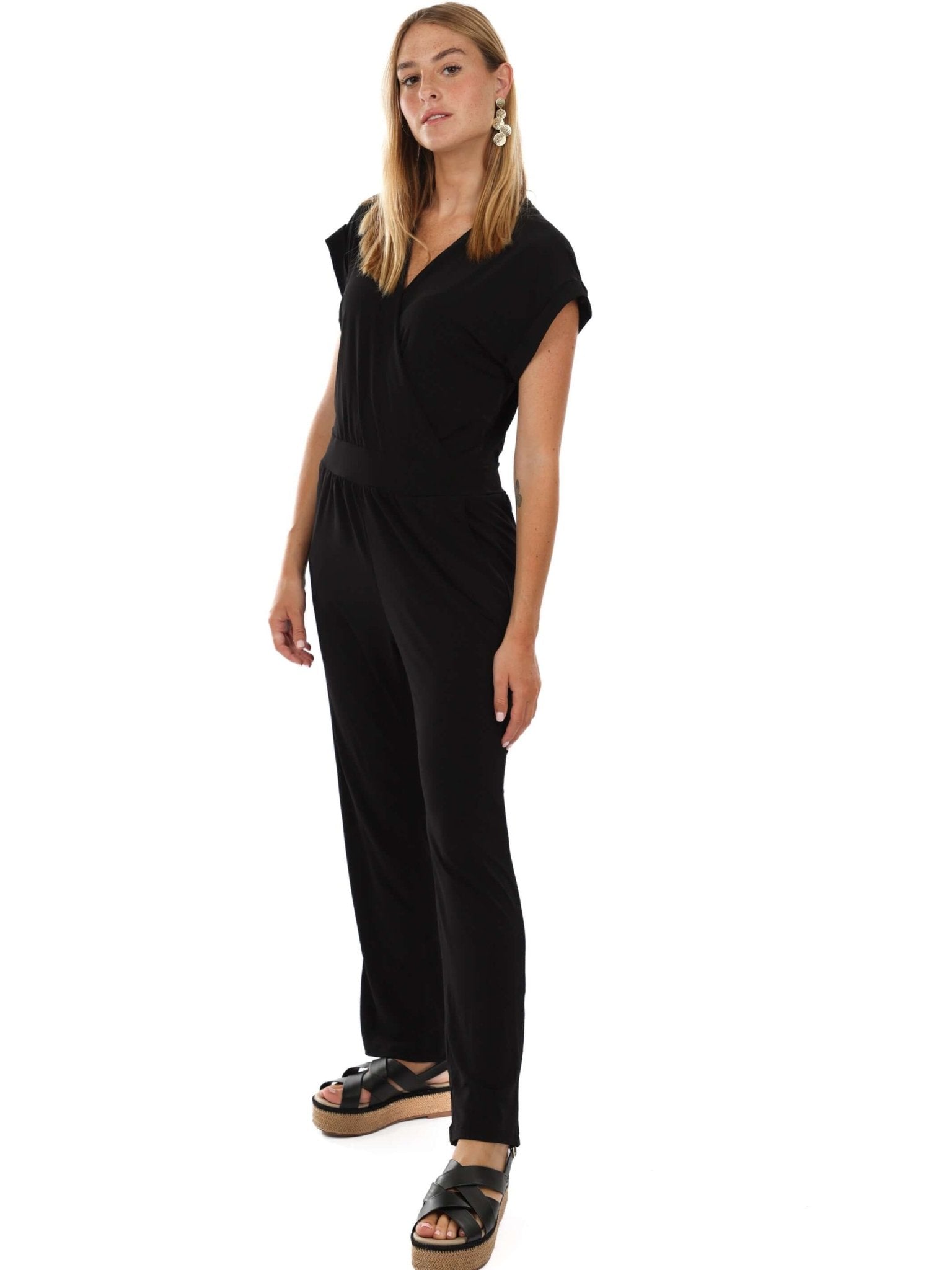 אוברול מעטפת טרפז | שחור - 2SIS