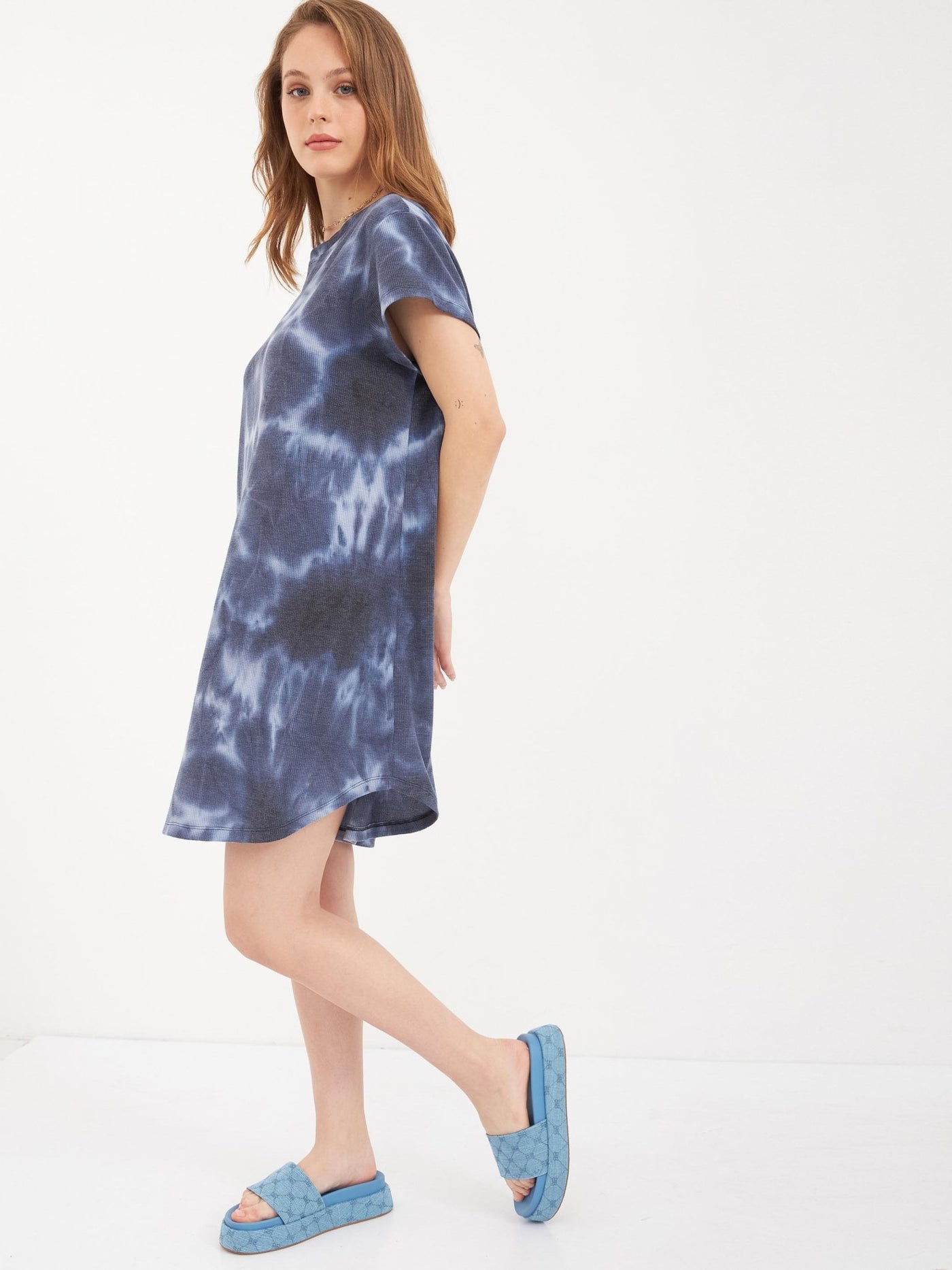 שמלה | ביסקויט | כחול - 2SIS