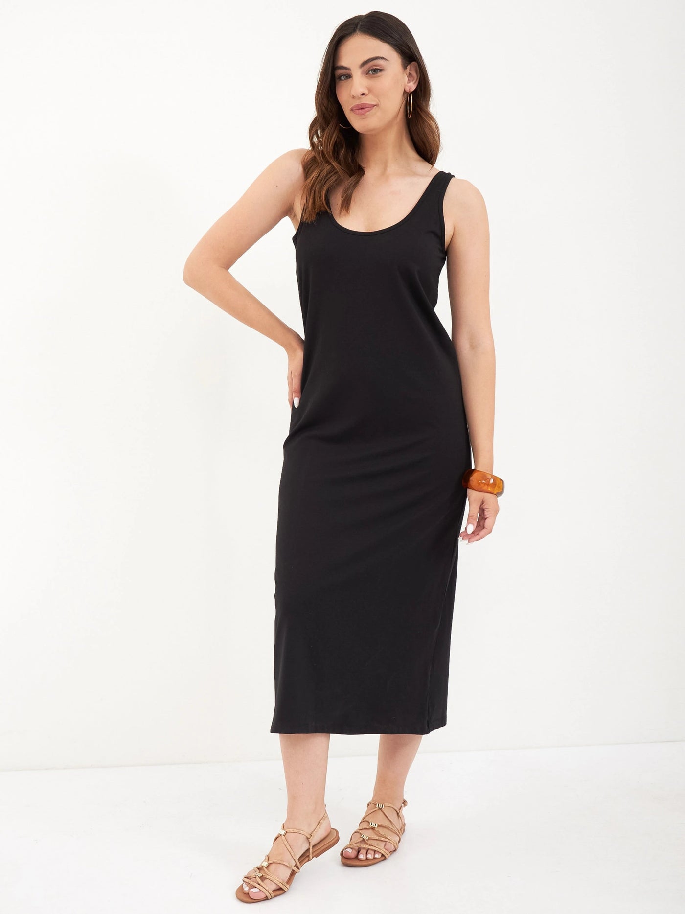שמלת קוראסון מקסי | שחור - 2SIS