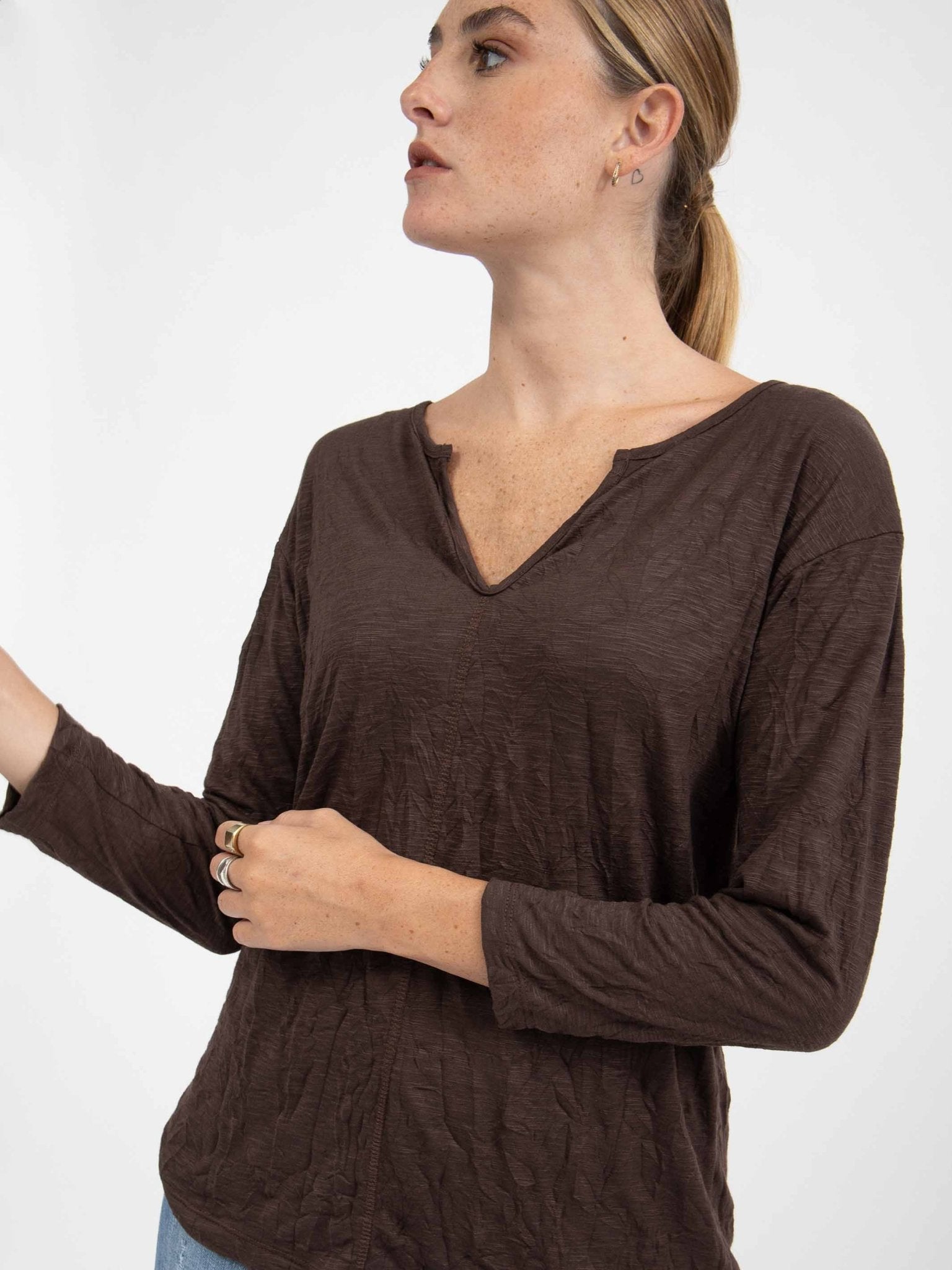 חולצה | ערבה | חום - 2SIS