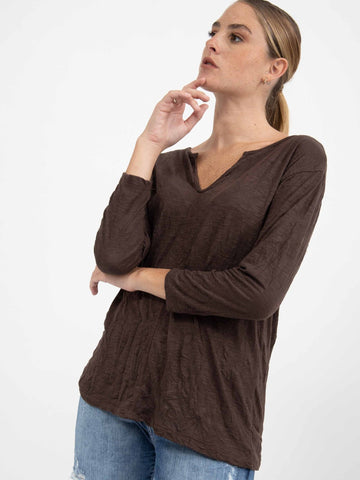 חולצה | ערבה | חום - 2SIS