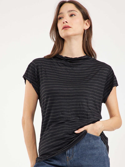 חולצת | לוסיאנה | שחור - 2SIS